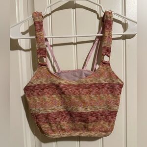 Pink aerie top with gold hardware